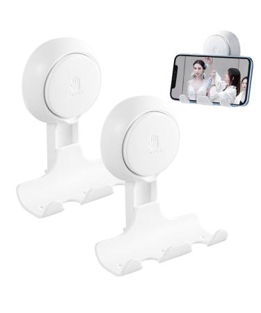 Skuda razor holder for the shower wall-mounted shower-razor holder-reusable self-adhesive wall-razor-suction hooks for hat razor towels coat