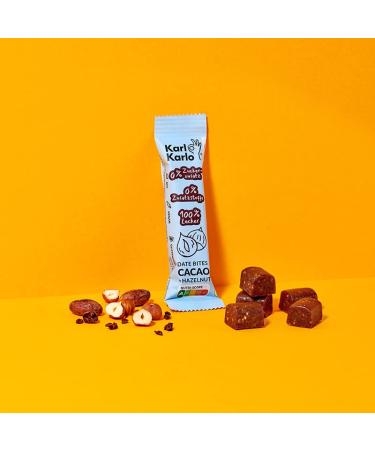 Karl Karlo Fruit Trap Hazelnut - Vegan Snack (12 x 35g) | Gluten-Free Additive-Free Nutri Score A | Dried Cranberries & Acerola - Buy Online on SooperMarket.com