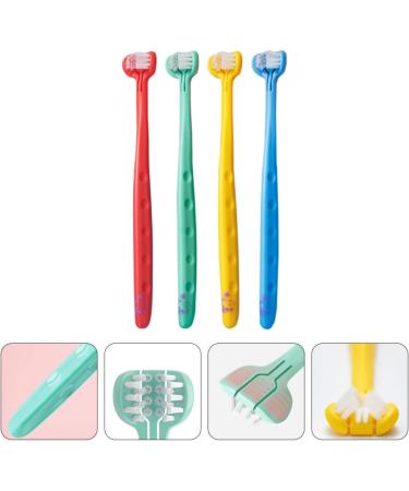 Healvian Infant Dental Oral Triple Clean Toothbrushes - 4pcs Kids Soft Toothbrush Set for Children and Toddlers - Buy Online on SooperMarket.com