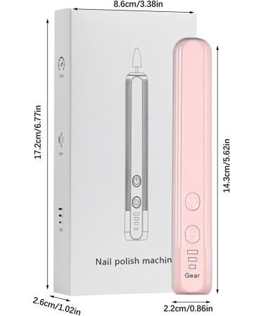 Evember Electric Filer for Nail Electric Nail File Set | Compact Portable Design Electric Filer Hand Foot Care Tool for Nail Grind Sakura Pink English Version  - Buy Online on SooperMarket.com