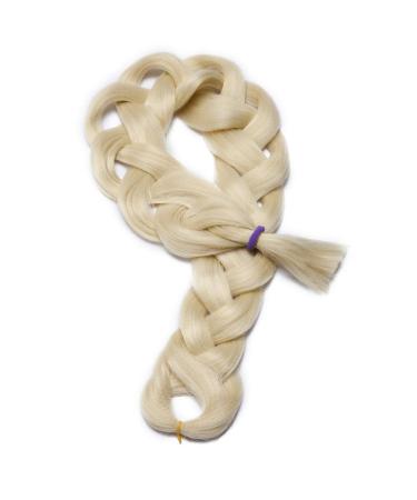 Tess 41 Jumbo Braids Extensions - Synthetic Crochet Hair 3PCs 165g - Light Blonde #613 - 100cm Braiding Hair - Buy Online on SooperMarket.com