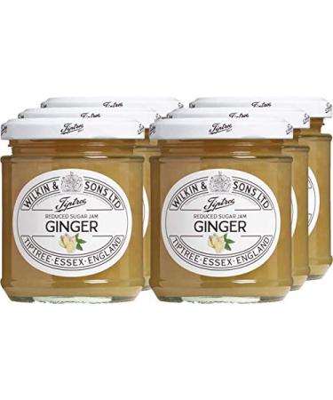 Wilkin & Sons Tiptree Ginger Reduced Sugar Jam / 6 x 200g jars/Vegetarian Vegan Coeliac friendly/Gluten-Free/Made in the UK