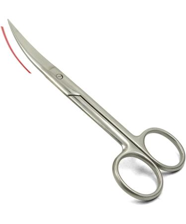minkissy Facial Hair Men Curved Craft Cosmetics Curved for Eyebrows Nose Hair Trimmer Eyebrow Gauze Man Makeup medium Silver - Buy Online on SooperMarket.com