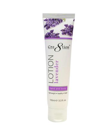 Cre8tion Spa Hand & Body Lotion Nourishing Skin Lotion Moisturizer From Dryness and Flaking 100 ml/fl. 3.3 oz (Lavender)