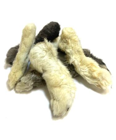 Rabbit Feet with Fur 2kg Natural Dog Treats Chews Hypoallergenic Hair (Great Alternative to Ears)