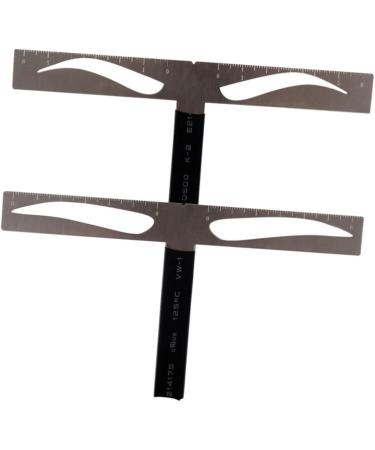 Didiseaon Eyebrow Drawing Tool Brow Stencils Three-point Eyebrow Ruler Template With Box Mold - Buy Online on SooperMarket.com