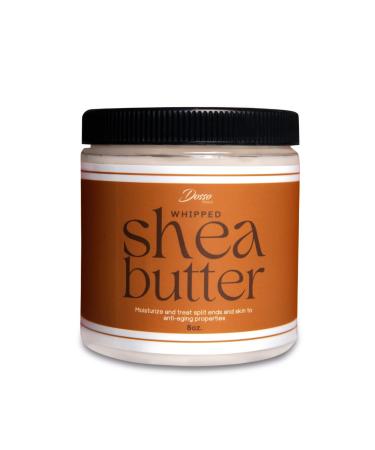 Whipped Shea Butter Hydrating All Skin Types Lightweight Pleasant Aroma Organic Ingredients 8.0 Ounce
