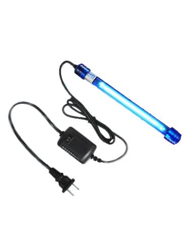 rOXIN 5W 7W 13W U-VC Aquarium Green Clean Light Algae Bloom Clear Lamp Aquarium Water Clean Green Clear Waterproof Clean Lamp for Pond Fish Tank Sump Swim Pool 5W-6.9inch Length