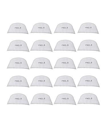 Banxian Super Protective Face Shield Anti Fog Mask Adult Clear Face Shield Plastic Face Mask (20pcs-pm Filters)