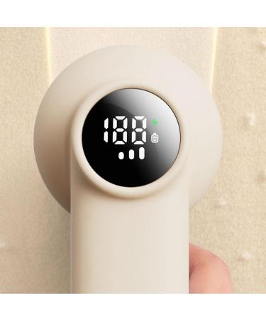 Professional Rechargeable Fabric Shaver with Digital Display Enhanced 6-Leaf Blades for Lint Removal Clothes Furniture-A Durable - Buy Online on SooperMarket.com