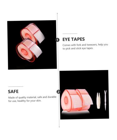 Housoutil Double Eyelid Tape - Invisible Self-Adhesive Stickers for Eye Lift | Breathable Lace Fiber Beauty Tool - International Shipping Available - Buy Online on SooperMarket.com