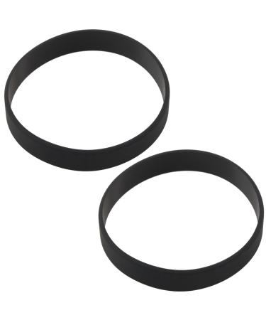 Dawafit 2X Fashion Silicone Rubber Elasticity Bracelet Wrist Band Cuff Wristband Bangle Black