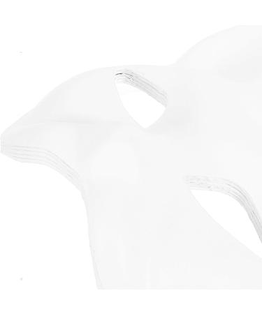 AOKWAWALIY 5pcs White Cat Masks | Blank DIY Halloween & Cosplay Half Face Masks | Perfect Masquerade Party Supplies - Buy Online on SooperMarket.com