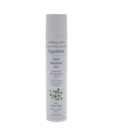 L'Erbolario Algadetox Face Cream Mask - 2-in-1 Night Cream with Vitamin C - Skin Repair Treatment - 1.6 Oz - Shop Internationally - Buy Online on SooperMarket.com