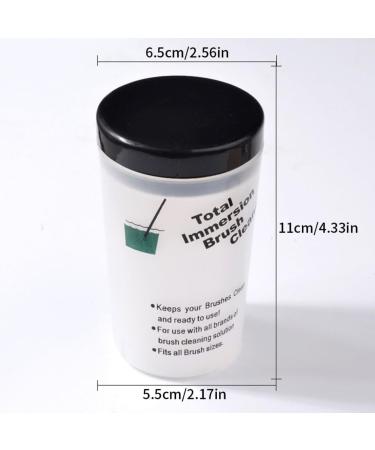 Nail Art Brush Cleaner Cup Immersion Brush Cleaning Bottle with Multiple Size Slots Brush Cleaning Cup - Buy Online on SooperMarket.com