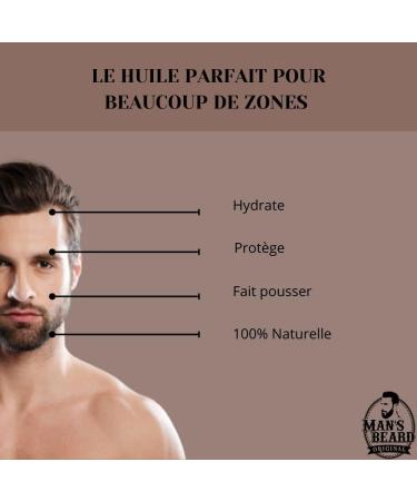 100% Organic Castor Oil for Men - Pure & Natural Beard Hair & Nail Care | 30ml - Buy Online on SooperMarket.com