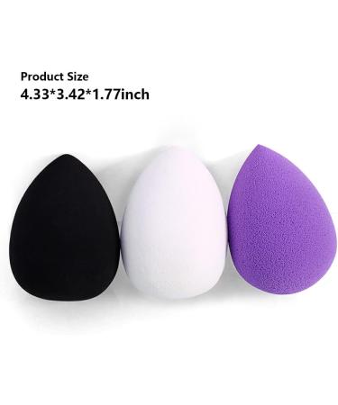 Dajidafu Facial Make Up Sponge Foundation Concealer Cosmetic Puff Recycling Portable Powder Smooth Cosmetics for Professional Black - Buy Online on SooperMarket.com