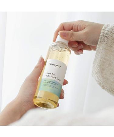 Bonajour Organic Green Tea & Hyaluronic Acid Facial Toner - 7.2 fl. oz | Vegan Anti-Aging Moisturizer for Dry Skin - Buy Online on SooperMarket.com