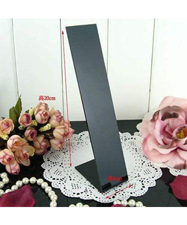 Premium Black Acrylic Hair Clip Jewelry Hairpin Barrette Display Stand Holder - Buy Online on SooperMarket.com