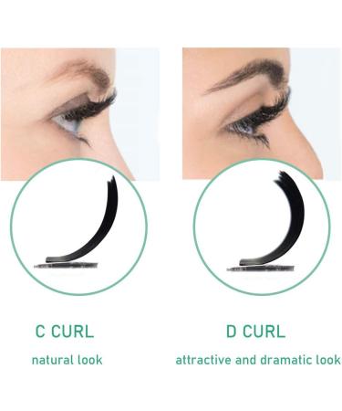 Easy Fan DD-0.03-8-15 Eyelash Extensions | C D Curl Russian Lashes | Self Fanning & Automatic Blooming - Buy Online on SooperMarket.com