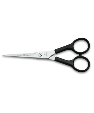 3 Claveles Scissors 100 g 6" Black