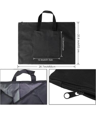 Waterproof A2 Art Portfolio Bag | Sketchbook Carry Case | Artist Storage Tote - Buy Online on SooperMarket.com
