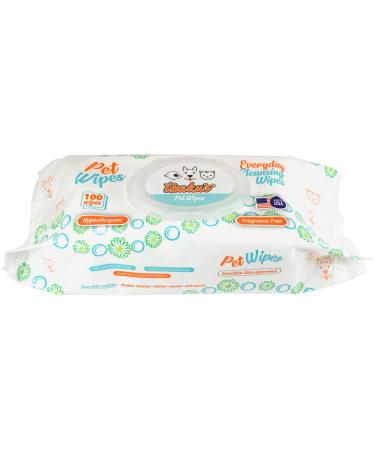 Txakur pet Wipes for Dogs and Cats Hypoallergenic Natural Products for Cleansing from Nose to Tail Wipes Perfect for Grooming and Cleaning Made in The USA 100-Count