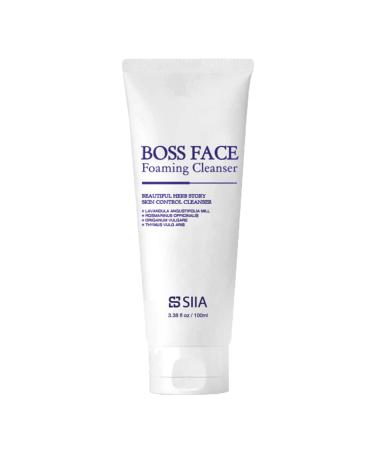 BOSS Foaming Face Cleanser Gentle & Nourishing Face Wash to Improve Skin Elasticity 3.38 fl oz