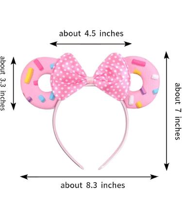 Glitter Sequin Mouse Ears Bow Headband for Disney & Party | Cat Ear Hair Accessories - Buy Online on SooperMarket.com
