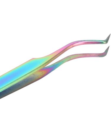 Professional Stainless Steel Eyelash Extension Tweezers for DIY Nail Art - Precision Tools for Eyelash Transplant - Buy Online on SooperMarket.com