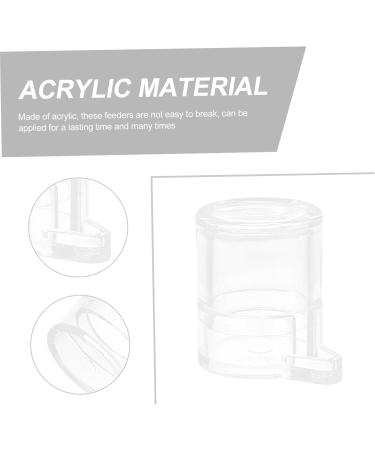 Minkissy 4pcs Pet Water Feeder Ant Farm Castle - Acrylic Ant Habitat & Drinking Tool Accessories 2.8x2.5cm - Buy Online on SooperMarket.com