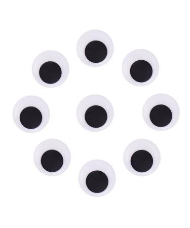 40mm Black Googly Wiggle Eyes 50pc With Self-adhesive for Handmade Crafts Decorations