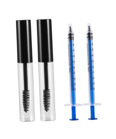 Angoily 12pcs Mascara Tube Dispensing Tool Eyelash Brush Cosmetic