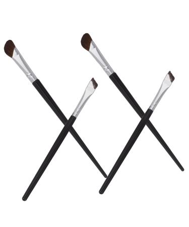 Gogogmee 4 Pcs Brow for Eyebrows Brow Brushes for Eyebrows Eye Shadow Brush Angled Makeup Brush Nylon