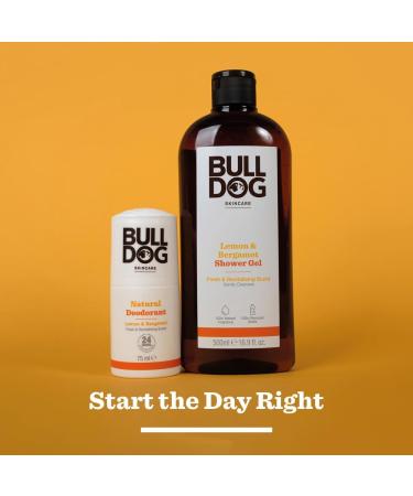 Bulldog Skincare Lemon & Bergamot Shower Gel 500ml - Refreshing Body Wash - Buy Online on SooperMarket.com