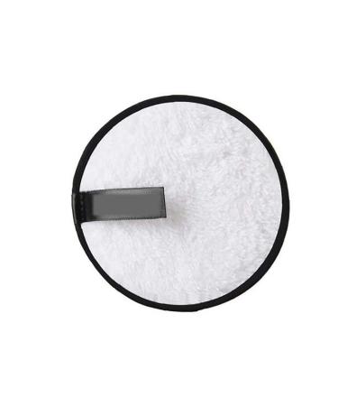 Microfiber Makeup Remover Pads Reusable Face Cloth Soft Facial And Skin Care Wash Cloth Puff Double-Sided Cleansing Wipe (White) White One Size