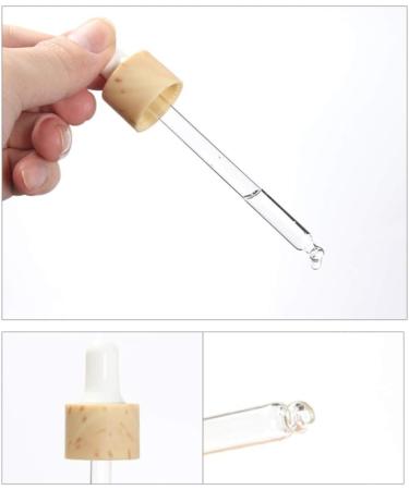 Buy Milists 30ml Empty Drip Bottles - Clear Liquid Lotion & Cosmetic Sample Containers for Makeup & Eye Fluid - Perfect for Travel & Samples - Buy Online on SooperMarket.com