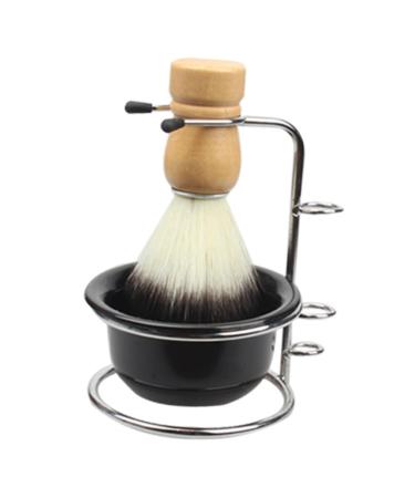 Beavorty 1 Set Shaving Foam Bowl Grooming Badger Shaving Brush Shave Brush Shaving for Men Man Suit Travel Shave Cream Shaving Supply Shaving Must Have Bathroom Shaving Bowl Black 12x8.5cm Black