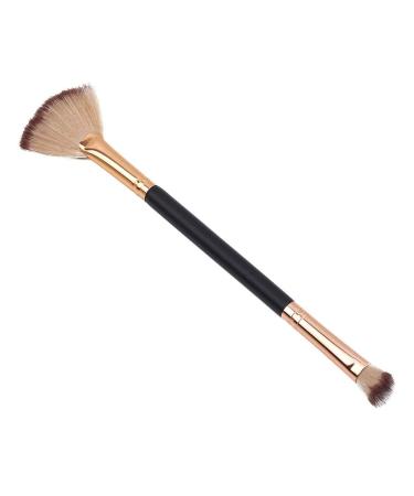 Women Portable Slim Doubl-Head Eyeshadow Makeup Brush Beauty ToolsTricolorHigh
