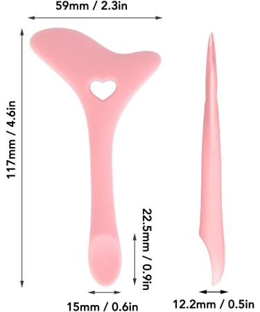 Stencil Stencils for Eyes Winged Tool Aid Template 5 in 1 Beauty Ruler Multipurpose Silicone Makeup Tool for Eye Eyebrow Eyelash Mouth - Buy Online on SooperMarket.com