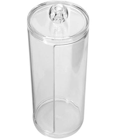 Clear Acrylic Cosmetic Cotton Pad Holder | Stylish Storage Organizer for Cotton Balls Swabs & Q-tips | Perfect Gift for Girls & Ladies - Buy Online on SooperMarket.com