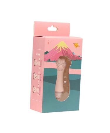BELLIFFY 1pc Volcanic Stone Oil-absorbing Ball Facial Volcano Stone Roller for Face Volcanic Rock 7.5x3cm Pink