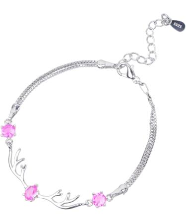 CALLARON 3pcs Jewelry Pendant Gift Antlers Miss Crystal White 18.5*1.5cmx3pcs Redx3pcs - Buy Online on SooperMarket.com