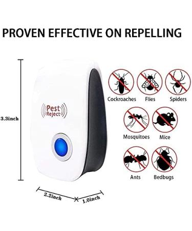 MAIKAILUN 6 Pack Ultrasonic Pest Repeller - Pest Control Plug-in for Mouse, Mice, Rodents, Bugs, and Mosquitoes in Indoor Warehouses - Buy Online on SooperMarket.com