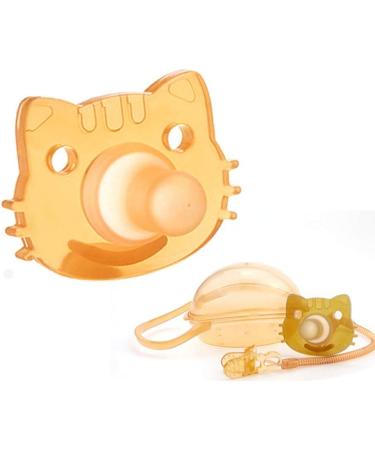 WT-DJJK Dummy Schnuller for Baby Girls | Silicone Cat Clip & Storage Box | Perfect Newborn Gift - Buy Online on SooperMarket.com