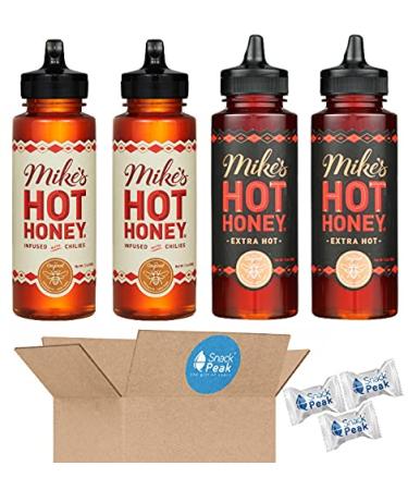 Mike’s Hot Honey Snack Peak Variety Gift Box – Hot and Extra Hot