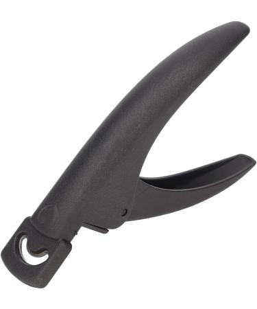 Nail Tip Cutter Stainless Steel DIY Portable False Nail Tip Clipper Adjustable for Round Nail(Black) - Buy Online on SooperMarket.com