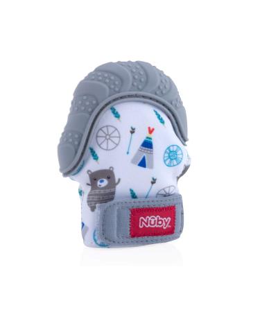 Nuby Teething Mitt Grey