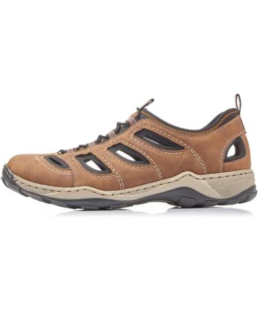 Rieker Men's Slippers 08065 - Comfortable Slip-On in Brown 47 EU | International Shipping Available - Buy Online on SooperMarket.com