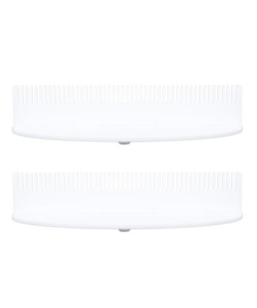 Hair Extension Rack Organizer Hair Extension Holder Reusable Acrylic Easy to Use for Weaving for Styling (White)